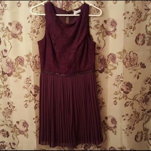 ModCloth :: Plum party dress